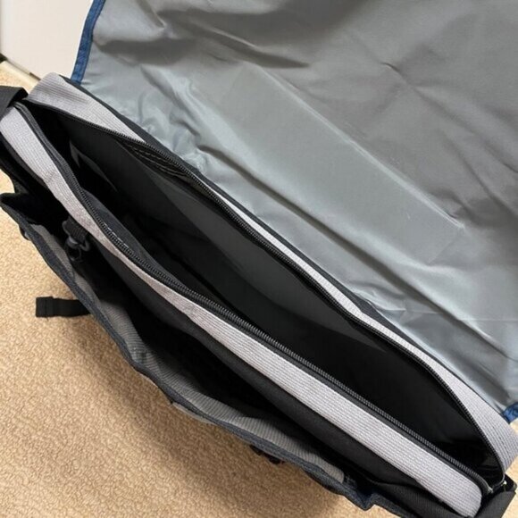 High Sierra Tank Laptop Messenger Bag Blue/Grey - Picture 4 of 7